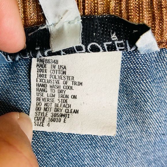 VINTAGE NANCY BOLEN WOMENS DENIM JACKET - Picture 14 of 16